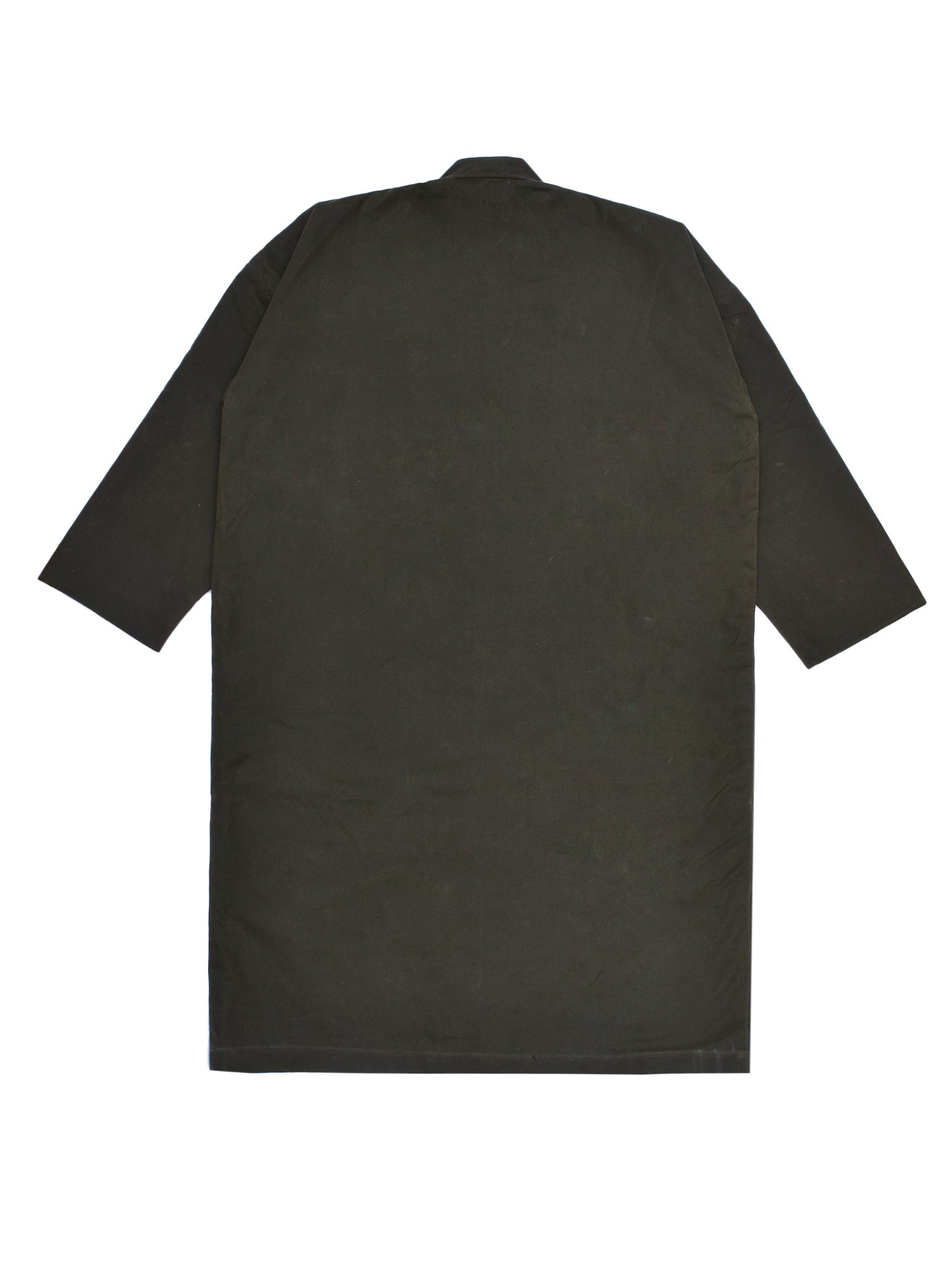 Dark green jacket on a white background