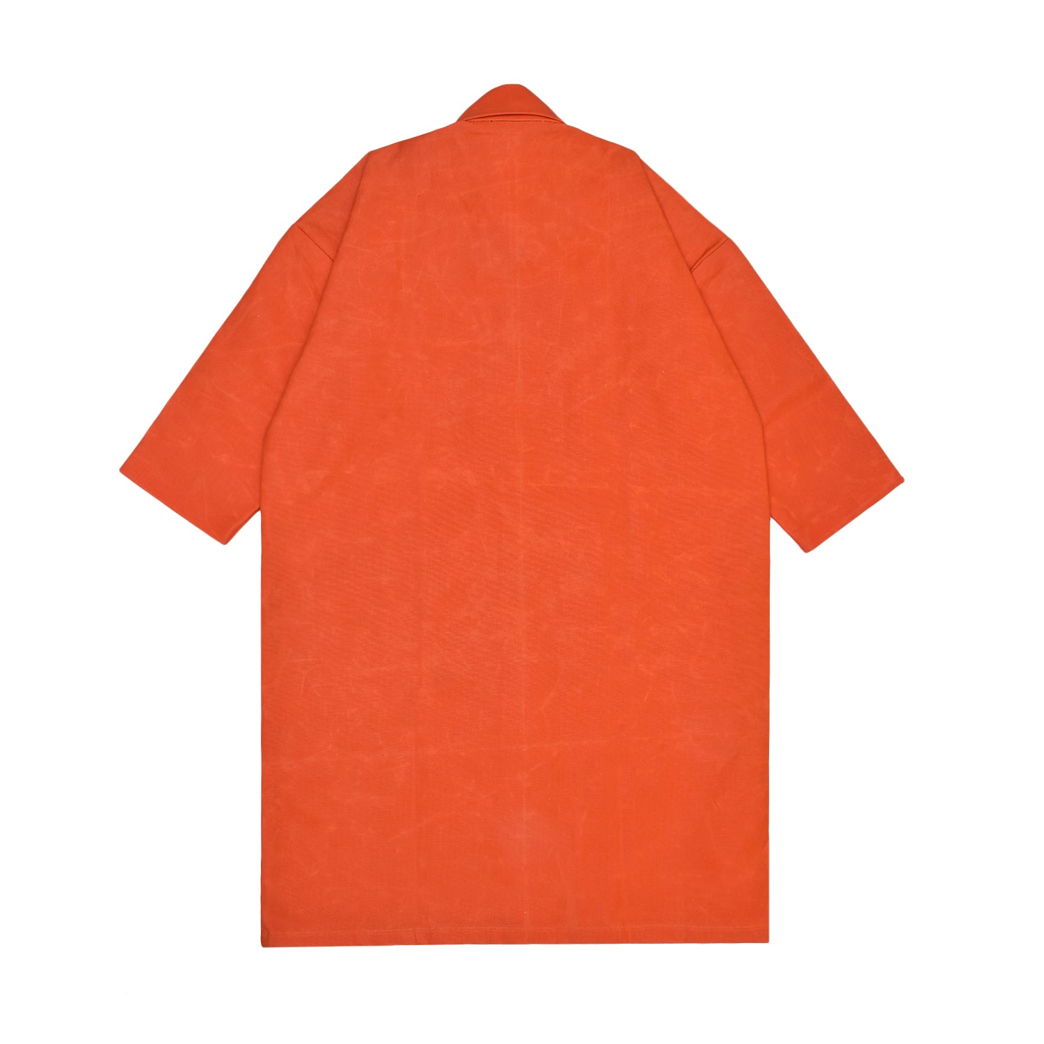 Orange jacket on a white background