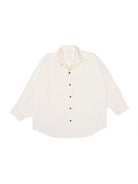 Off-white shirt on a white background