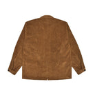 Brown corduroy jacket on a white background