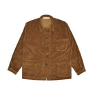 Brown corduroy jacket on a white background