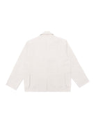 White blazer on a white background