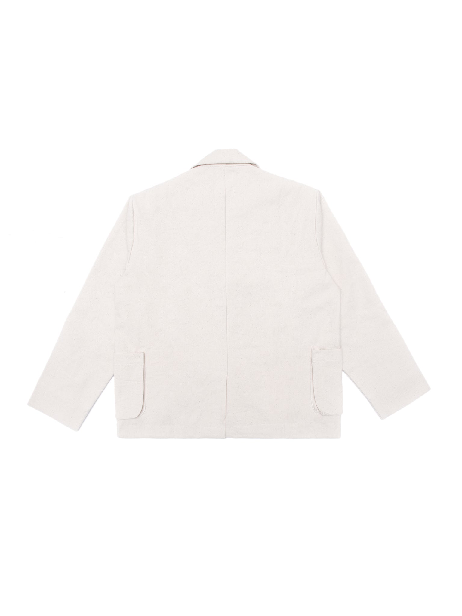 White blazer on a white background