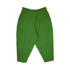 Green pants on a white background