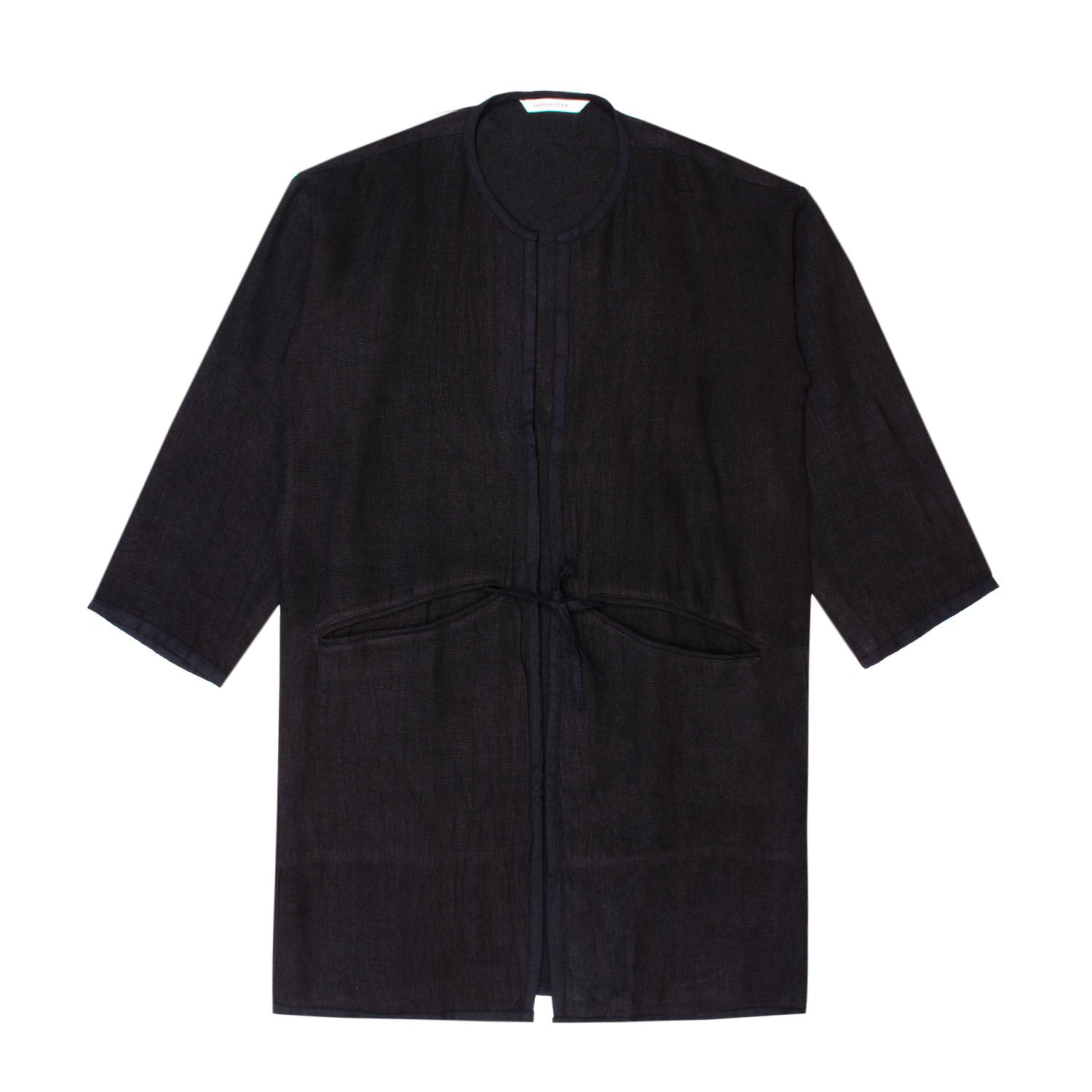 Black coat on a white background