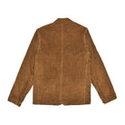 Brown corduroy jacket on a white background