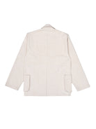 White blazer on a white background