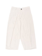 White pants on a white background