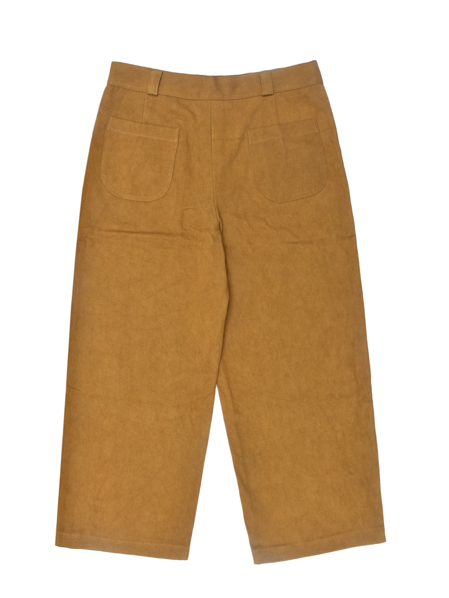 Brown pants on a white background