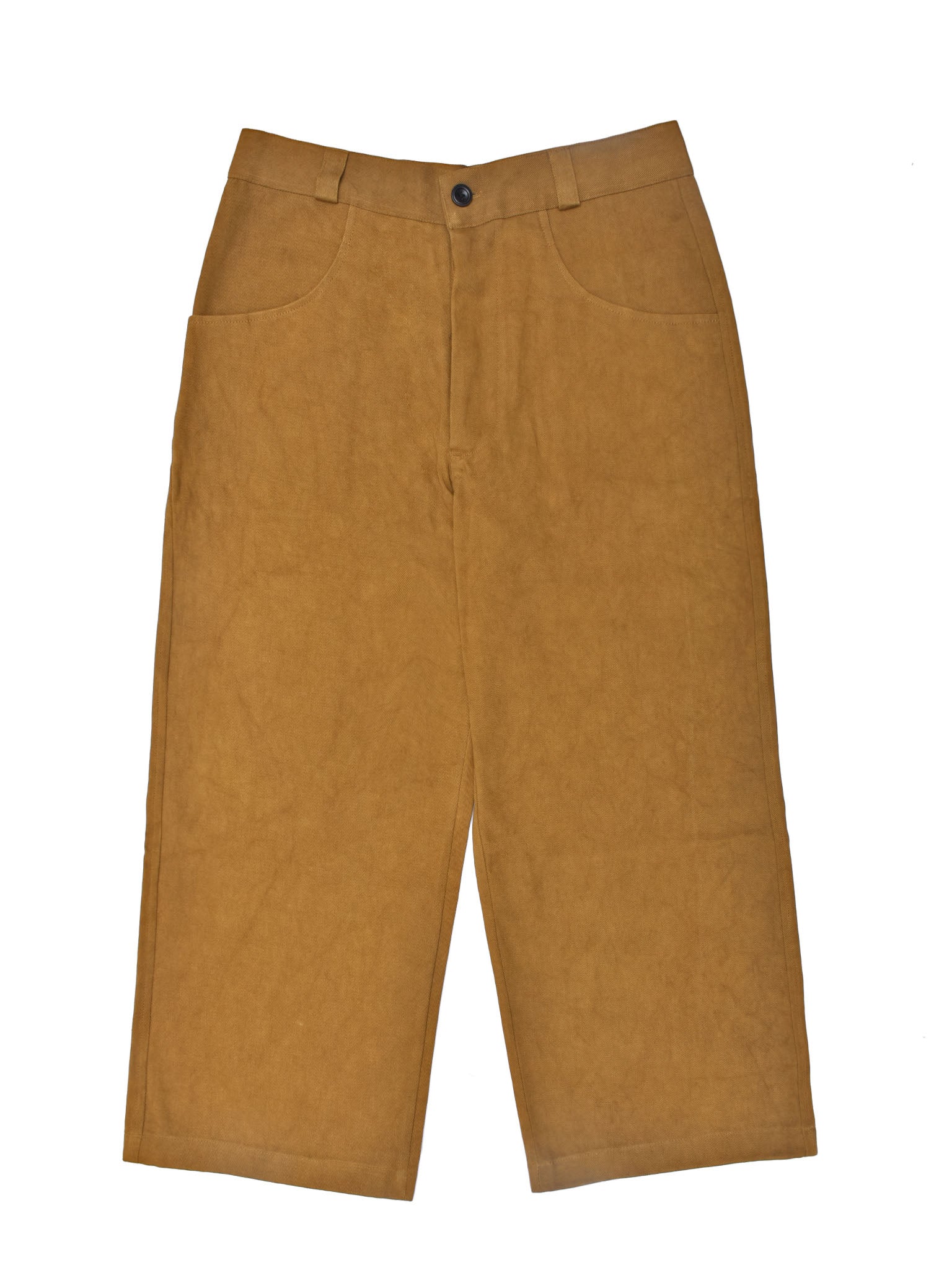 Brown pants on a white background